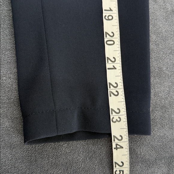 Kasper Womens Navy Gold Button Blazer 8 Structured Minimalist Classic Jacket - Picture 6 of 8